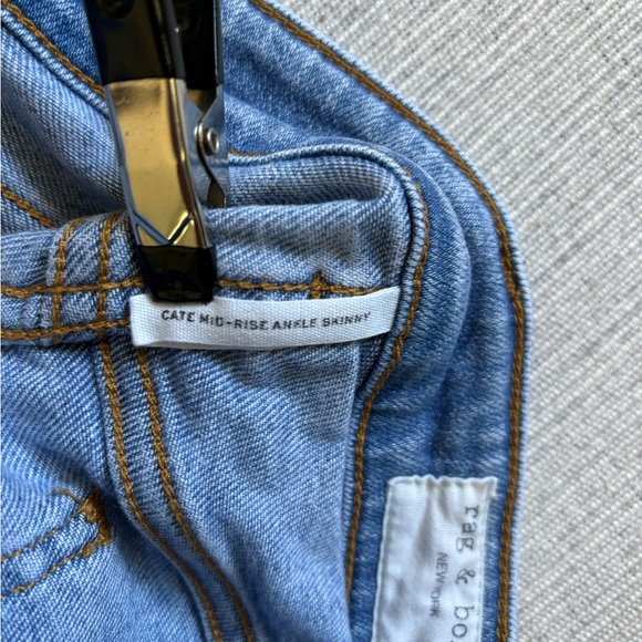 Rag & Bone: Cate Mid Rise ankle skinny jeans- size 24 - Picture 6 of 8